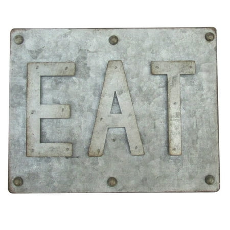 Restaurant Decor - Rustic 3D Metal EAT Sign Kitchen Restaurant Decor