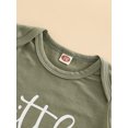 thumbnail image 5 of Sisters Matching Tops, Short Sleeve Letters Printed Round Neck T-Shirt/Bodysuit, Girls Summer Wear Loose Fit Tops, 5 of 9