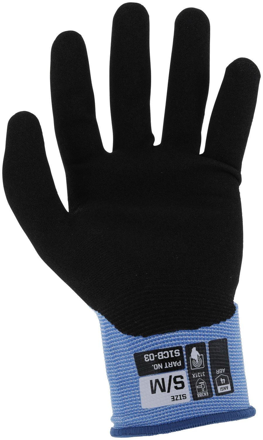 Mechanix Wear SpeedKnit™ CoolMax® Grip Work Gloves (Large/X-Large, Blue), Grip