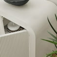 thumbnail image 5 of Waterflute Sideboard Cabinet in White Matte, 5 of 10