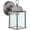 Antique Silver, variant on Westinghouse Lighting 6468400 One-Light Exterior Wall Lantern, Antique Silver Finish on Steel with Clear Glass Panels