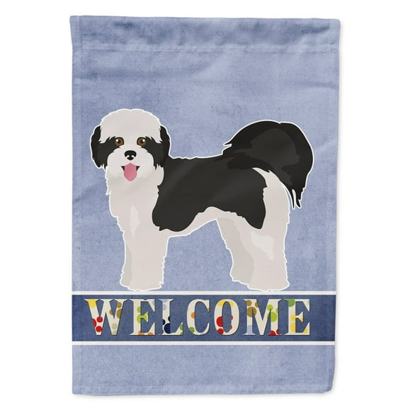 Zuchon #2 Welcome Garden Flag