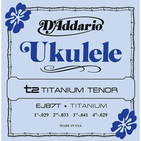 D'Addario EJ87T Titanium Tenor Ukulele Strings