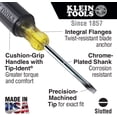 thumbnail image 2 of WWS-Klein Tools 605-6 1/4-Inch Cabinet Tip Screwdriver, Heavy Duty, 6-Inch, 2 of 4