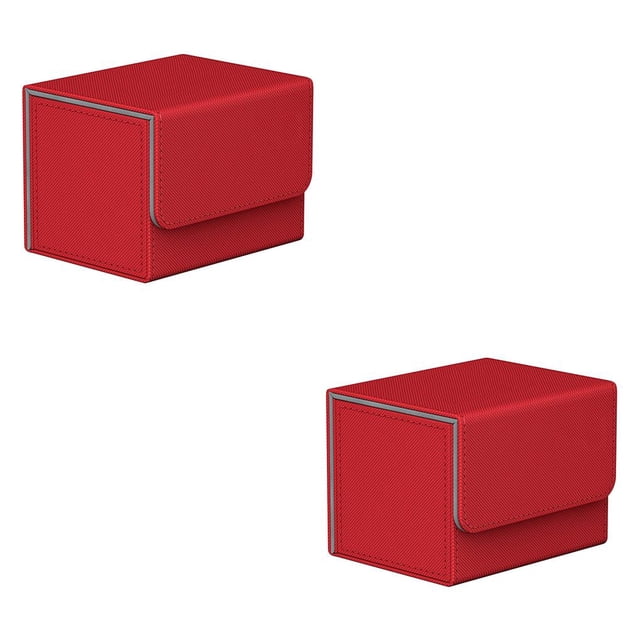 Vogacara Caja de almacenamiento de tarjetas comerciales Organizador portátil de gran capacidad Estuches para juegos Protectores Contenedor universal Type1 NO1 Vogacara CBP255156