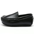 thumbnail image 3 of Odema Toddler Boys Soft Split Leather Slip-On Loafer Boat Dress Shoes, 3 of 7