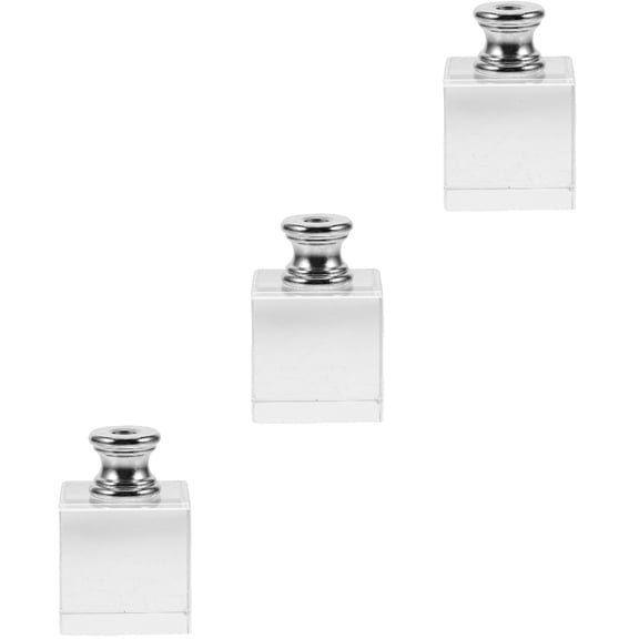 HOMEMAXS 3pcs Light Screw Cap Harp Lamp Shade Finial Knob Lamp Decoration Lamp Accessory