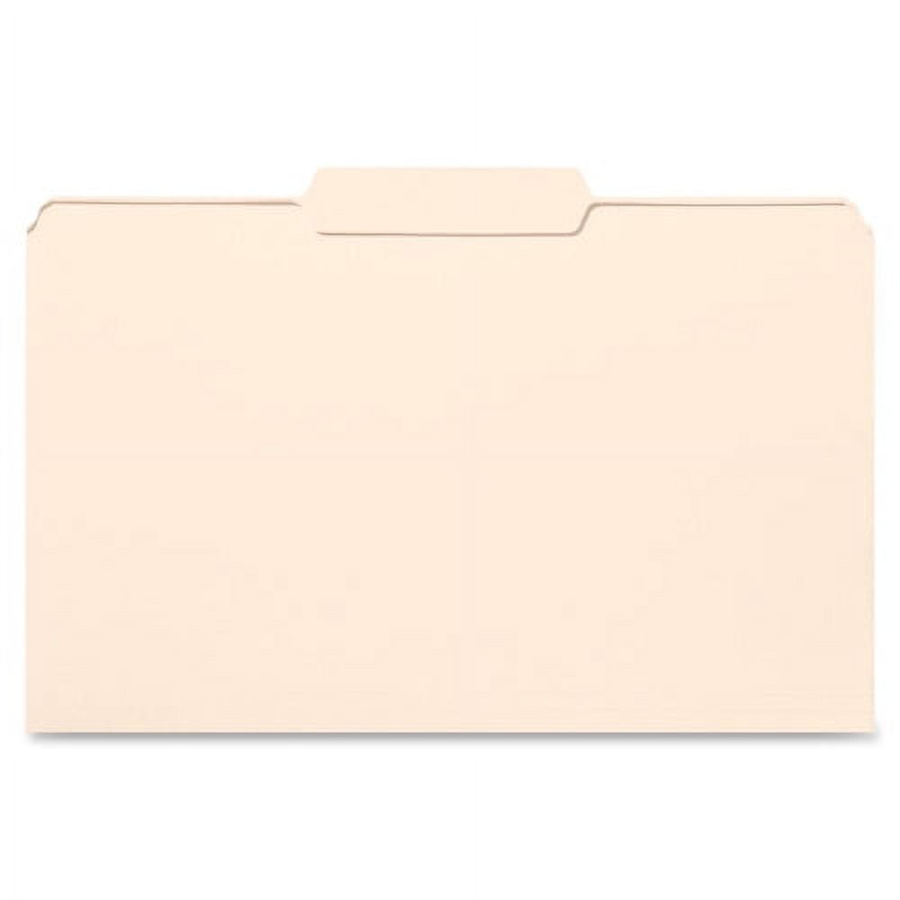 Business Source, BSN99725, 1/3-cut Tab Legal Manila File Folders, 100 / Box, Manila