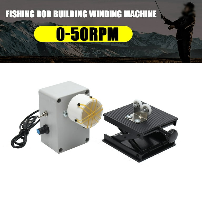 NICCOO Professional Fishing Rod Building Winding Machine DIY Tools Electric  Fishing Rod