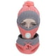 thumbnail image 5 of Gorro de punto, 3 piezas/juego de gorro de punto para mujer, bufanda cálida, conjunto de gorro de punto, elegante y moderno, 5 of 8