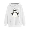 thumbnail image 3 of cocolona Womens Halloween Hoodie Fall Casual Long Sleeve Drawstring Sweatshirts Halloween Graphic Sweatshirts with Pockets, 3 of 4