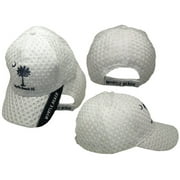 South Carolina SC State Myrtle Beach Mesh White Embroidered Cap CAP721BM Hat