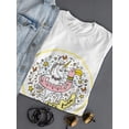 thumbnail image 3 of Cute Unicorn Let's Swim Shaped T-Shirt Women -Image by Shutterstock, Female x-Large, 3 of 4