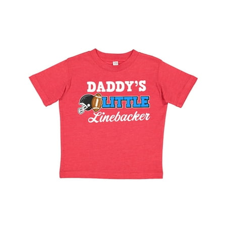 

Inktastic Daddys Little Linebacker Gift Toddler Boy or Toddler Girl T-Shirt