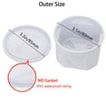 thumbnail image 3 of GFDYREE Junction Box, Project Box with Reserved Holes IP55 Waterproof Dustproof Electrical Box ABS Plastic Project Enclosure White 3.1 x 2 Inch, 3 of 5