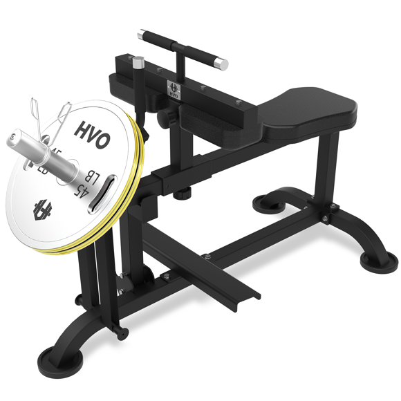 HVO Seated Calf Raise Machine: Calf Machine Home Gym Calf Workout Machine Exercise Equipment Black