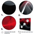thumbnail image 3 of Designart "Red Black Contemplative Abstraction XI" Modern Waves Canvas Wall Art, 3 of 5