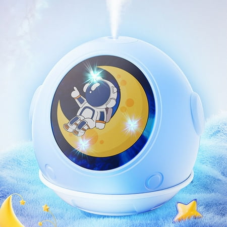 

Byikun Sky Humidifier DIY Sticker Car Desktop Silent Small Night Light Humidifier - Humidifier with 110mL Water Capacity USB Powered 3-6 Hours Timing 20-35mL/h Spray Volume - Moisturizing