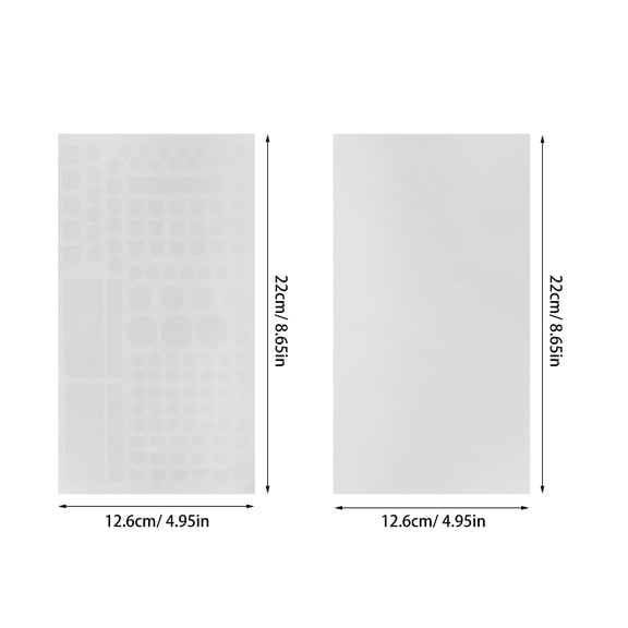 Hemobllo White Light Blocking Stickers for LED Screens, TV, Router Covers - Anti-Glare Protective Film for Electronic Devices