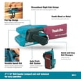 thumbnail image 2 of Lijadora Banda 650W 3X18 SFPM 250-900 MAKITA 9911, 2 of 4