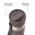 thumbnail image 4 of Contigo AutoSeal 16 oz Leakproof Water Bottle with Carrying Strap, 4 of 7