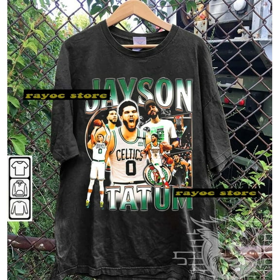 Vintage 90s Graphic Style Jayson Tatum T-Shirt, Jayson Tatum Unisex Retro Oversized Basketball Bootleg Tee
