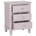 thumbnail image 2 of SAFAVIEH Joe Classic End Table with 3 Storage Drawers, Quartz Grey, 2 of 5