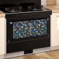 thumbnail image 3 of 2 Pcs Pioneer Flower Floral Print Pattern Kitchen Towels, Funny Microfiber Dish Towel Set, 18" X 26" Tea Towels, 3 of 6