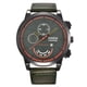 thumbnail image 4 of Reloj de cuarzo para hombre, reloj clásico vintage para hombre, con fecha, correa de cuero, reloj deportivo de cuarzo., 4 of 5