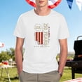 thumbnail image 2 of WEIWEN Mens 4th of July T Shirts Big and Tall Casual 250 Anniversary USA Tshirts Shirts for Men 250th American 250 Years 4th July 2026 T-Shirts Man Clothing White, XL, 2 of 5