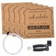 thumbnail image 2 of 5 Juegos Cuerdas para Ukulele Cuerdas de Nailon Herramienta Enrolladora y Cortador Extractor de Clavijas Multifuncional Adecuado para Práctica Regalo Fiesta 68cm, 2 of 9