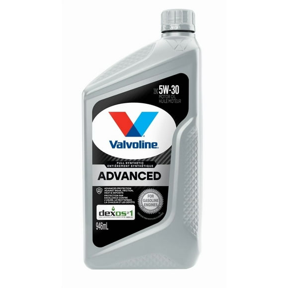 Valvoline Advanced Full Synthetic 5W30 Motor Oil, Easy Pour – 946ML