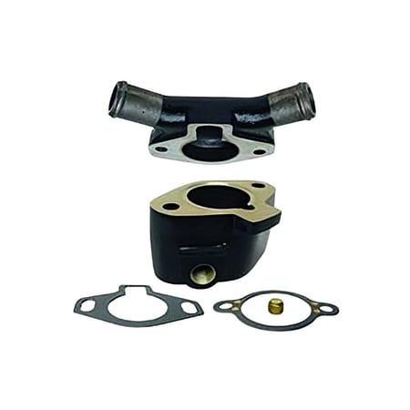 New Thermostat Housing Compatible With Mercruiser By 13550G 55131T 55132A5 55131 55132T S18-3532 55131A5