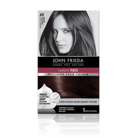 John Frieda Precision Foam Colour Dark Red Brown 4r