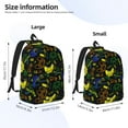 thumbnail image 4 of Naloa Canvas Backpack for Men Women Game Play Print Rucksack Casual Travel Daypack Large and Small Durable College Tote Satchel Bookbag for Teens, 4 of 8