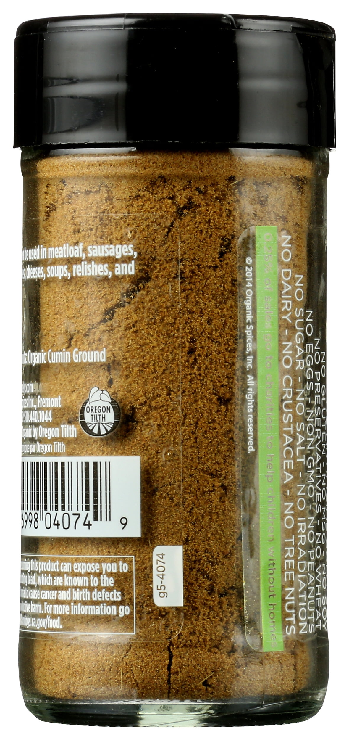 (Pack of 3), Spicely Organics Organic Cumin Ground, 1.7 oz