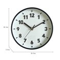 thumbnail image 3 of Modern Simple Wall Clock Candy Color Silent Home Clocks Ornament for Kitchen Home Office, 3 of 3