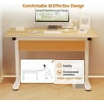 thumbnail image 5 of Gaming Desk Computer Writing Table for Home Office Student Art Modern Simple Style with T-Shaped Metal Bracket PC Wood Suitable for Offices&Bedrooms, 5 of 14