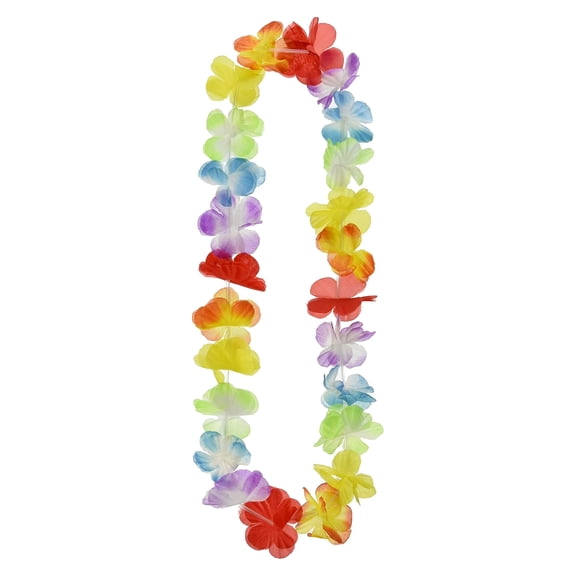 Mega Silk Lei Flower Assortment for Tropical Hawaiian Luau Party Favors (50 Count)