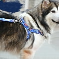 thumbnail image 3 of Flmtop Vest Chest Strap Explosion Proof Adjustable Polyester Walking Dog Safety Leashes for Puppy Blue, 3 of 9