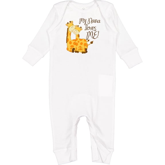 Inktastic My Nana Loves Me Baby Romper Coveralls
