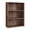 Walnut, variant on XC Bookshelf, 3-Tier Open Bookcase With Adjustable Storage Shelves, Floor Standing Unit, 9.4"D X 23.6"W X 31.8"H