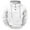 White, variant on Men's Big and Tall Button Hoodie with Fleece and Multiple Pockets for Work Wear
