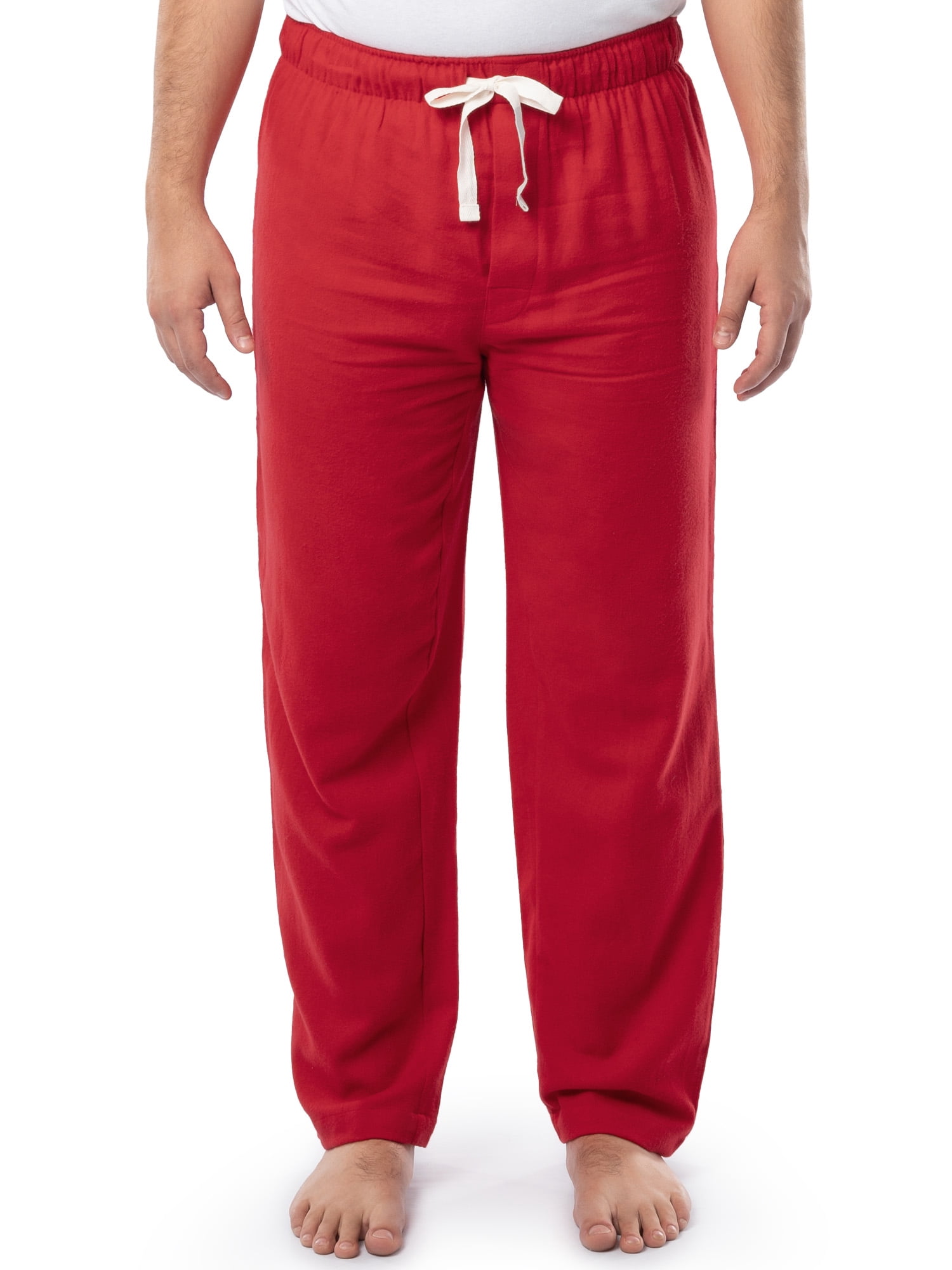 Fruit of the Loom Men's Flannel Top and Bottom Pajama Set, Sizes S-5XL