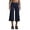Blue*, variant on RUTAYY Women's Pants Casual High Waist Workout Straight Wide Leg Solid Color Stretchy Yoga Running Gym Capri Bottoms Beach Vacation Trousers