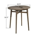 thumbnail image 4 of Stanford Outdoor Rustic Acacia Wood Bar Table with Slat Top, Gray, 4 of 7