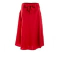 thumbnail image 4 of Femmes Taille Haute Évasée Plissée Longue Robe Maxi Jupe Jupe Évasée Jupe, 4 of 5