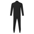 thumbnail image 2 of Gyexs Thermal Underwear for Women - Thermal Underwear for Men Big and Tall, Base Layer Warm Leggings Loungewear Sets, Black, Size XXXL, 2 of 5