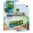 thumbnail image 3 of Toy Hot Wheels Minecraft Gaming Character Cars Zombie, 3 of 4