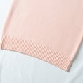 thumbnail image 6 of TTUHYWXI Women’s Sweater Vest V Neck JK Uniform Kint Vests Solid Classic Sleeveless Pullover Sweaters Tops (Pink, M), 6 of 9